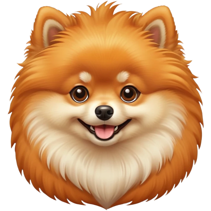 Pomeranian dog emoji