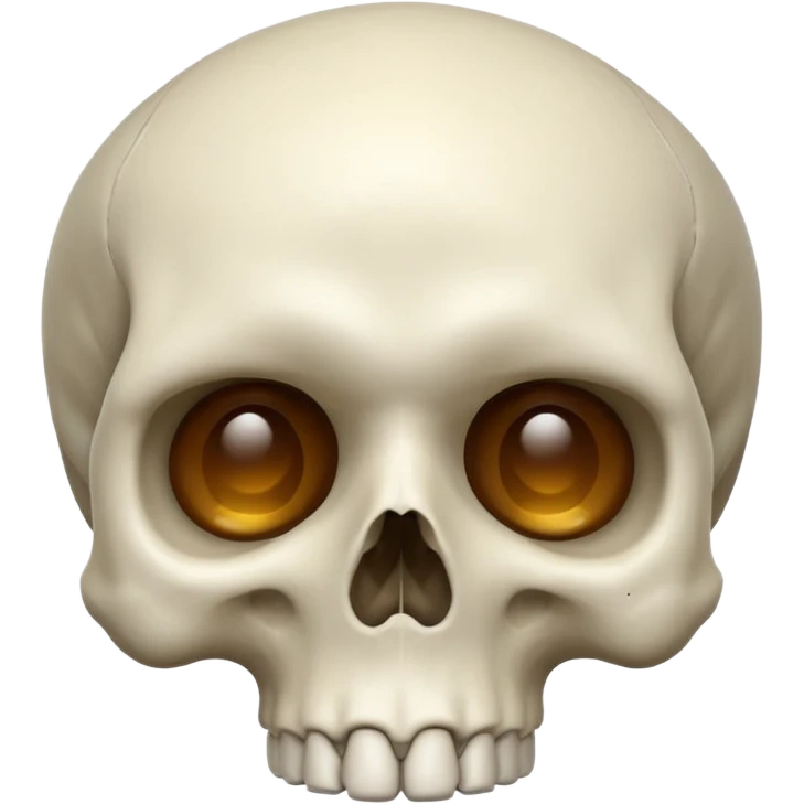 skull looking up  emoji