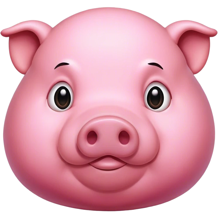 Fat pig emoji