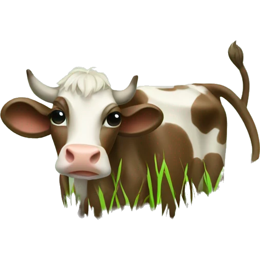 cow grass emoji