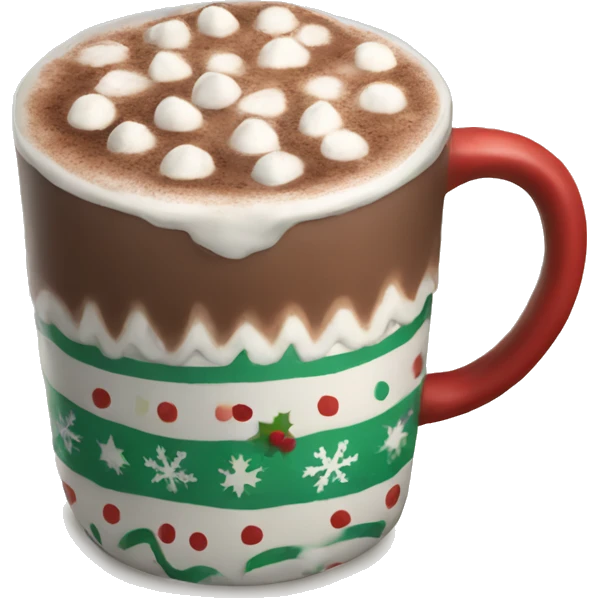 christmas hot chocolate  emoji