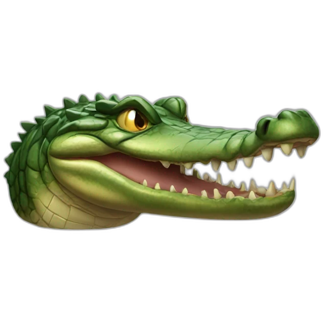Crocodile kaxaii emoji