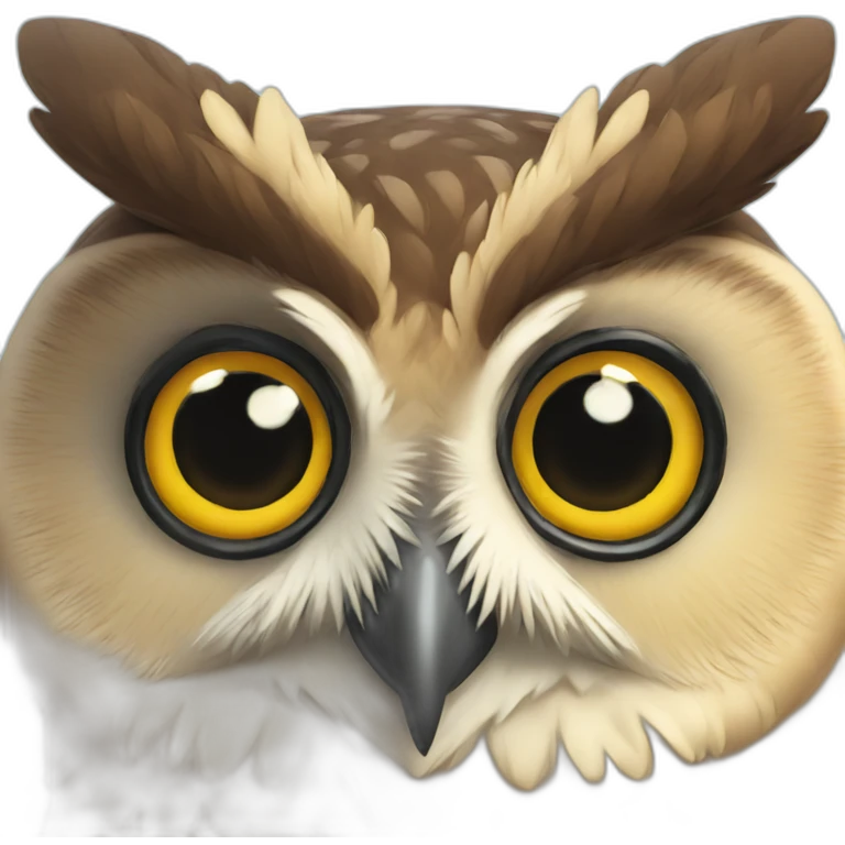 Cute owl emoji