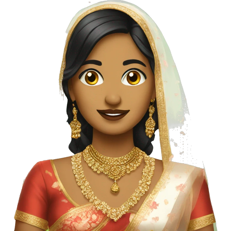Bengali girl wedding emoji