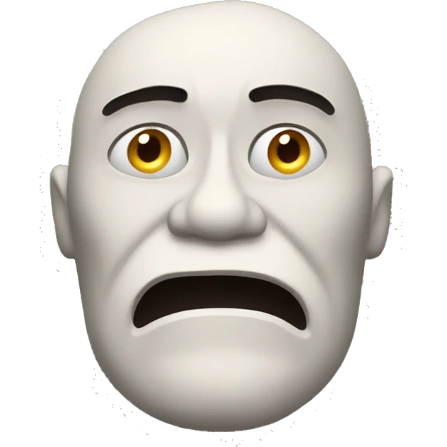 Homme qui se mort les lèvres  emoji