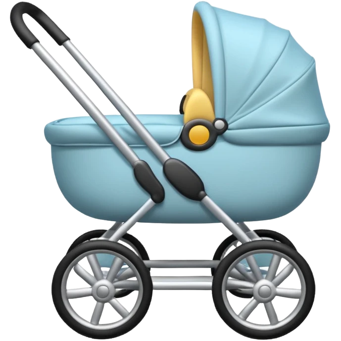baby carriage  with inside view emoji