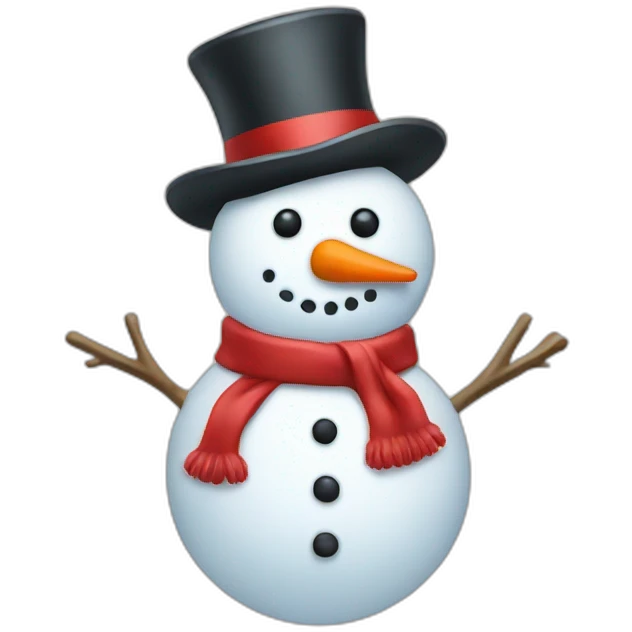 full body christmas hat snowman emoji