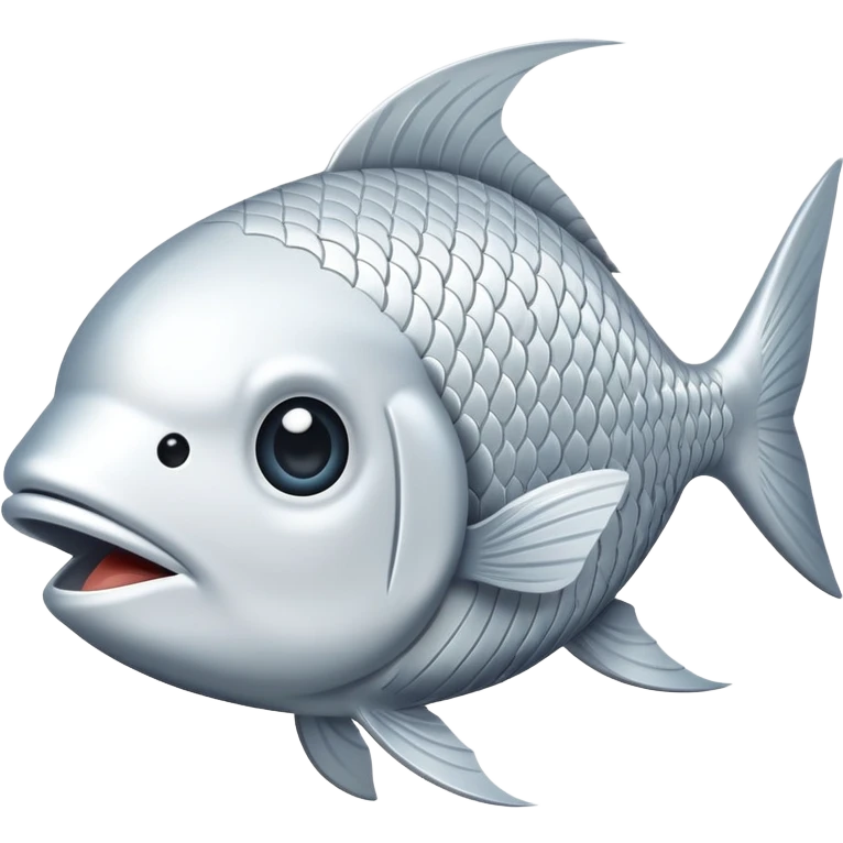 make a white fish emoji emoji