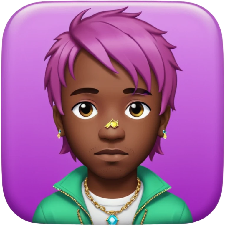 lil uzi vert with gem emoji