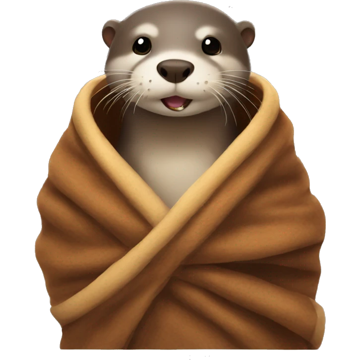 otter in blanket emoji