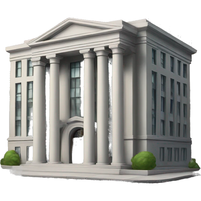 angry bank building emoji