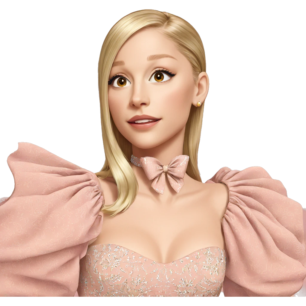 blonde girl in elegant dress emoji