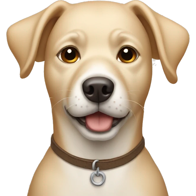 beige dog emoji