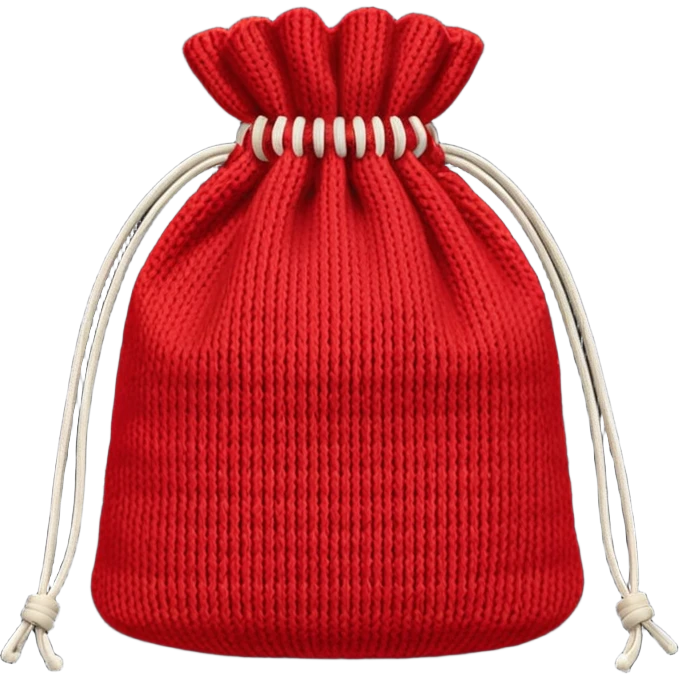 red Knitted Bag emoji