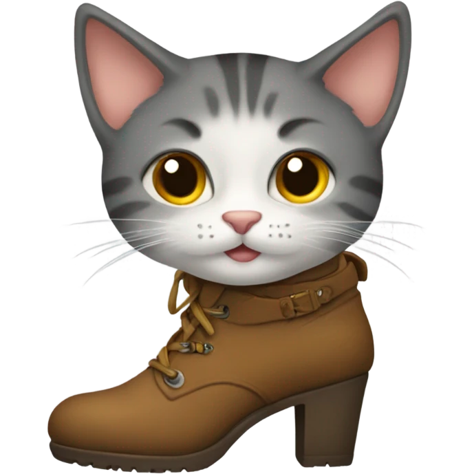 Gato con botas emoji