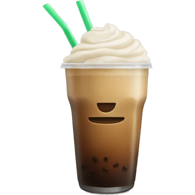 Ice coffee emoji