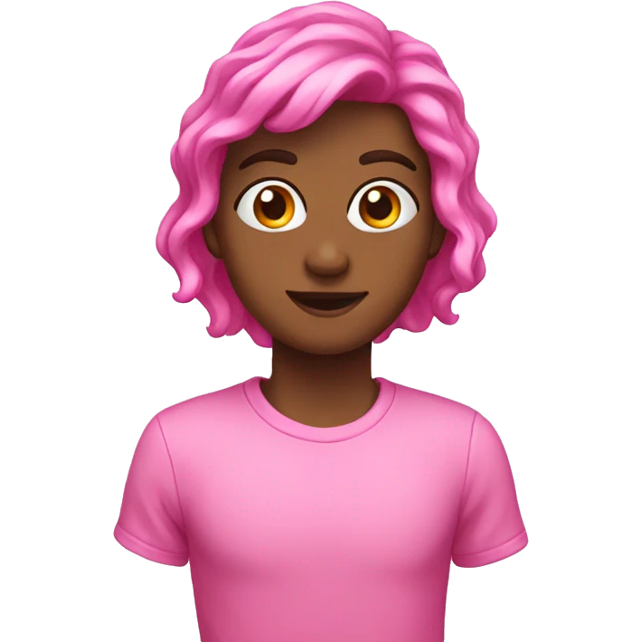 Pink emoji