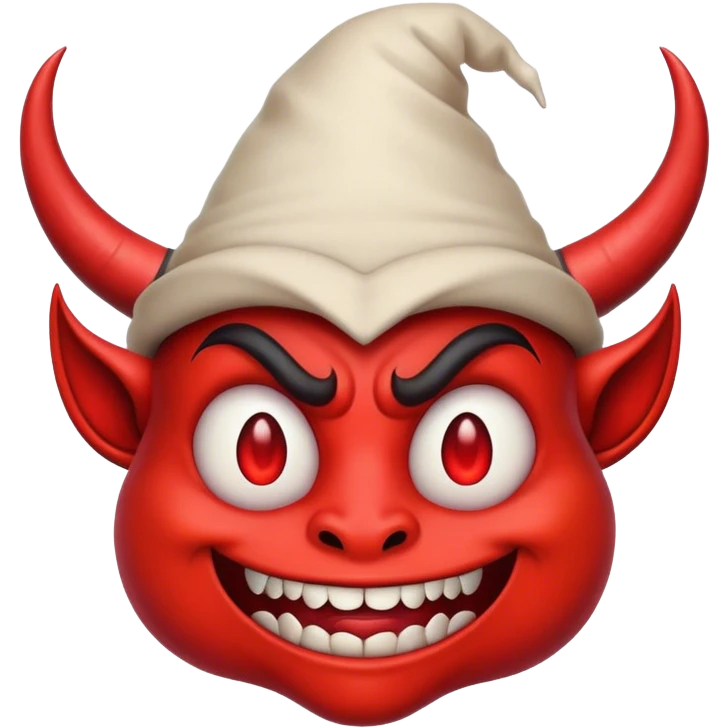 Devil emoji with toohat emoji
