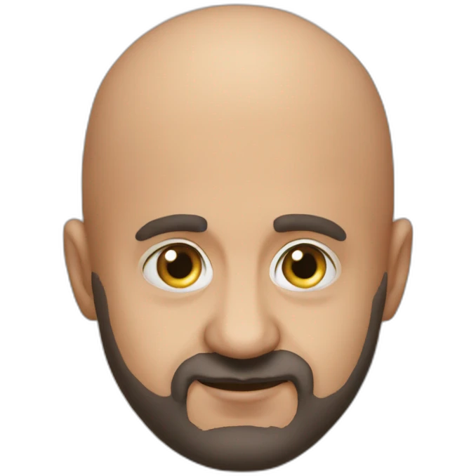 Cyril Hanouna Bald emoji