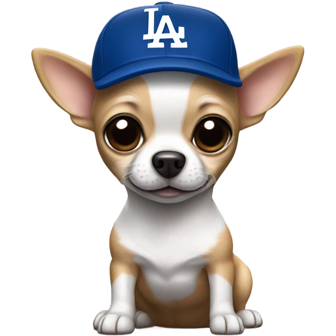 Los Angeles Dodgers Chihuahua emoji