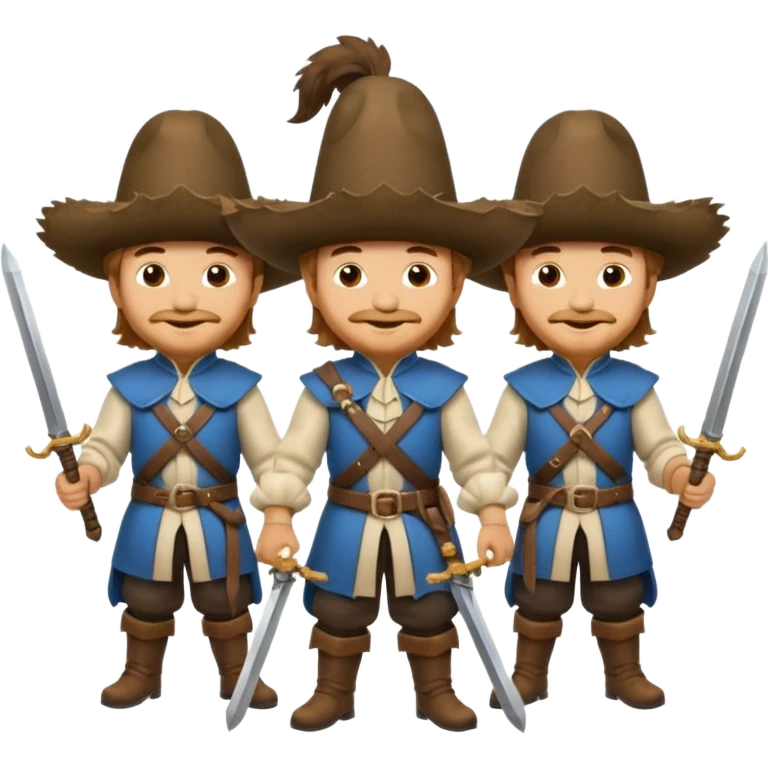 3 musketeers emoji