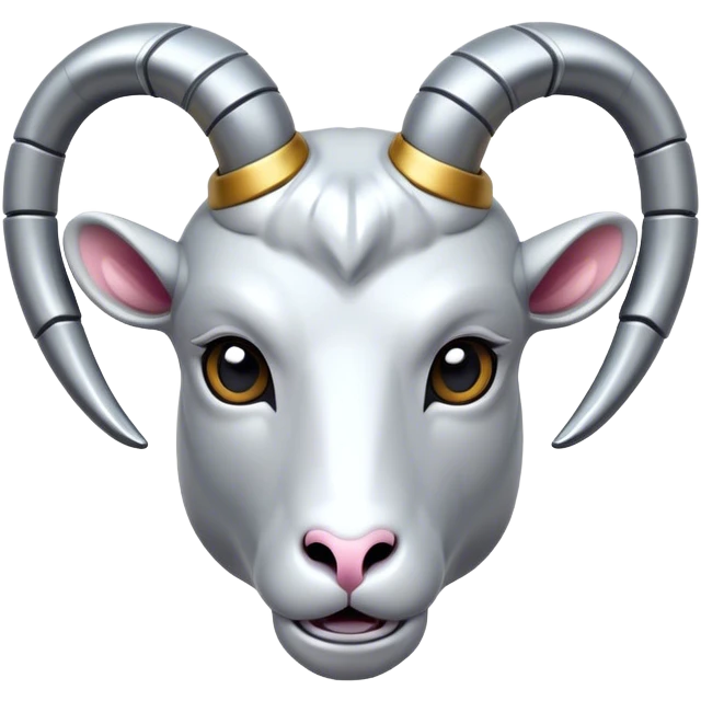 Futuristic Ram(Goat) head  emoji