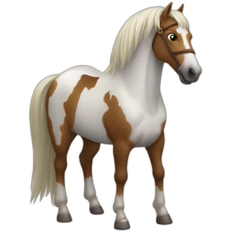 Caballo sorprendido emoji
