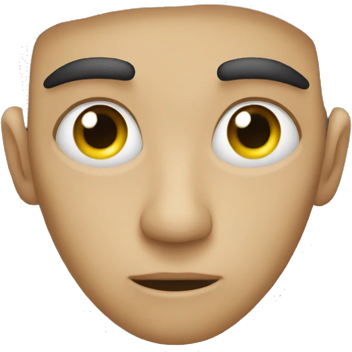 Low eyes emoji