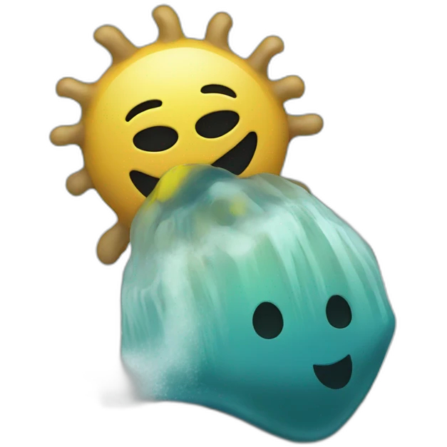 Chilling by the sea emoji