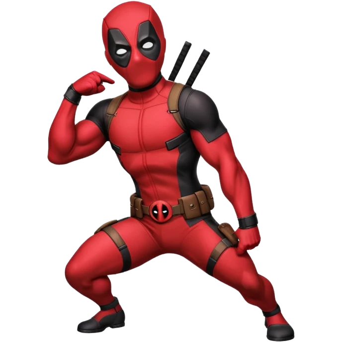 DeadPool from marvel rivals twerking his ass emoji