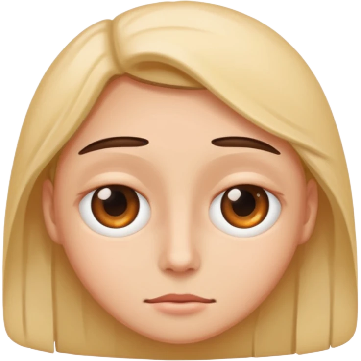 Lazy eye emoji