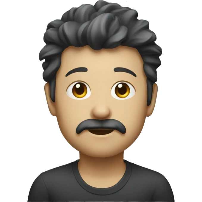 Dark mol emoji