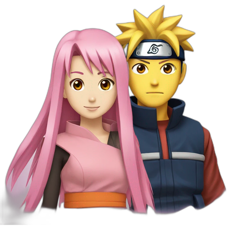 Naruto et sakura emoji