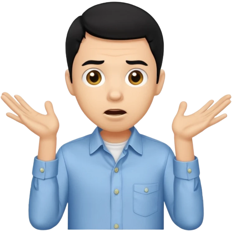 light skin black hair man surprised full body emoji