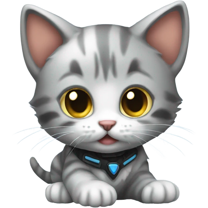 Kitten gaming emoji