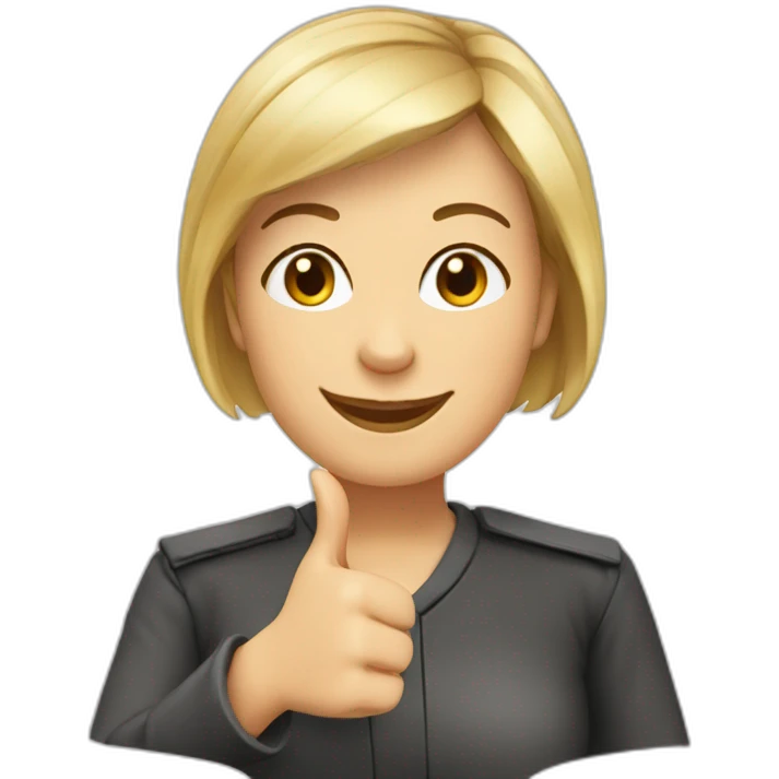 Valérie Pécresse thumb up emoji