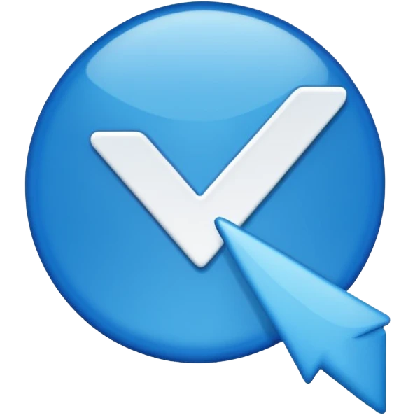Generate a instagram verified blue tick emoji  emoji