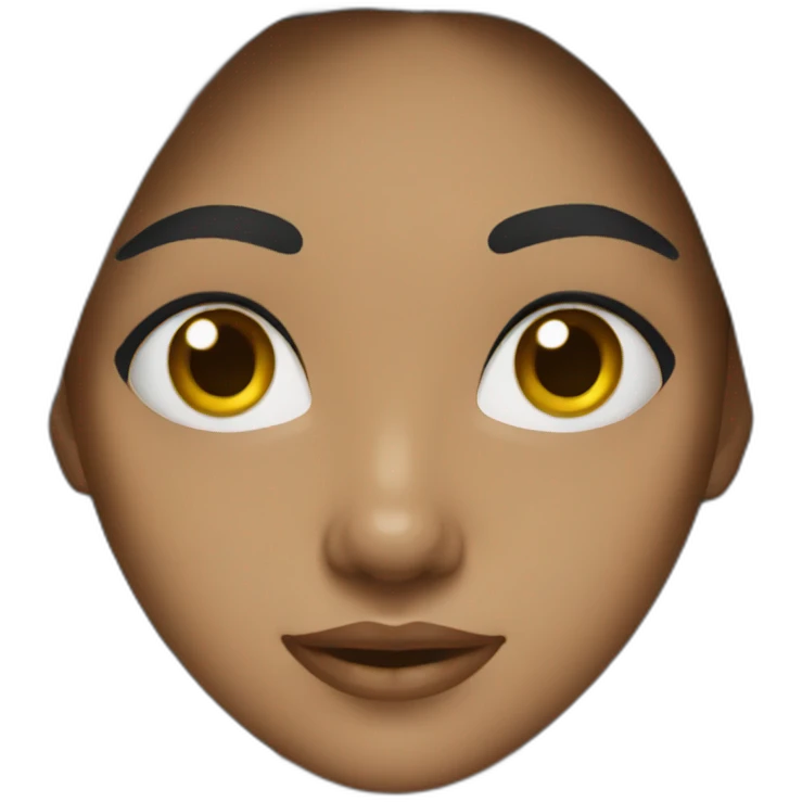 girl black hair emoji
