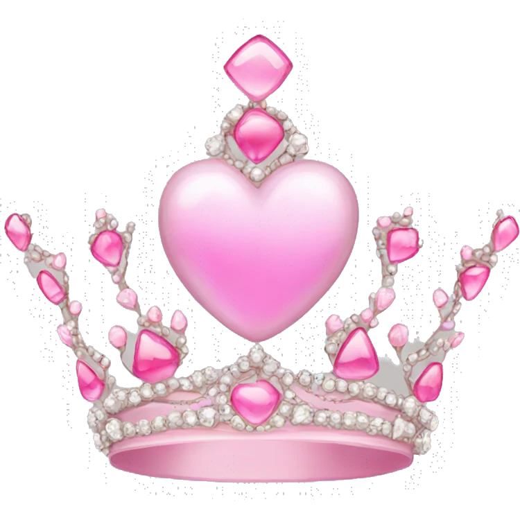 princess pink tiara emoji