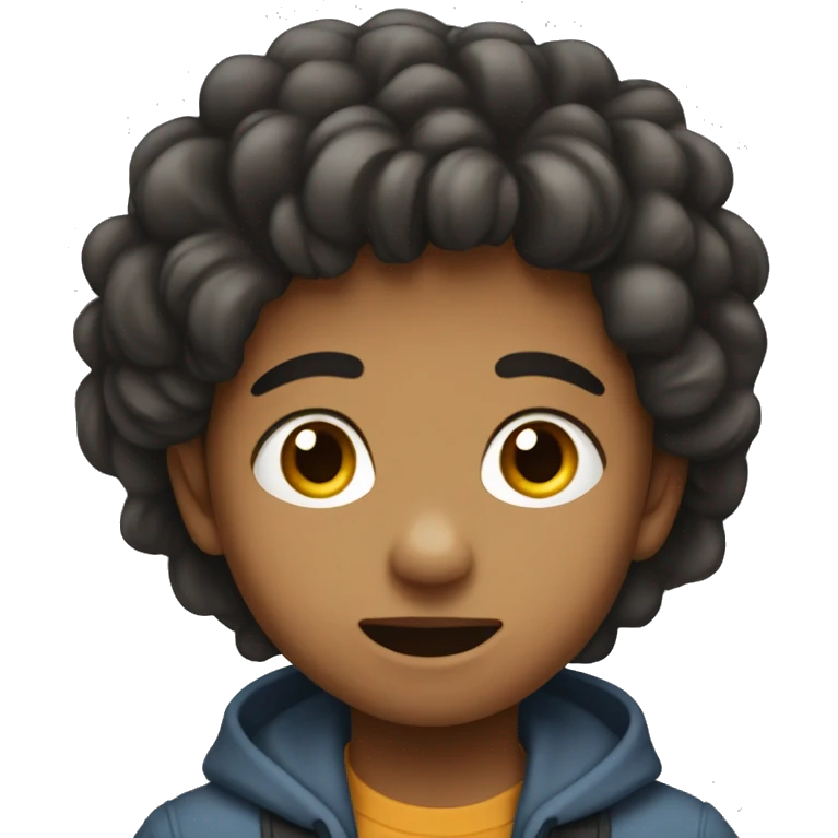 Niño orando emoji