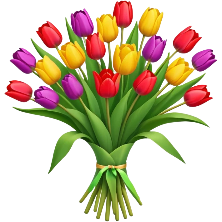 tulip bouquet  emoji