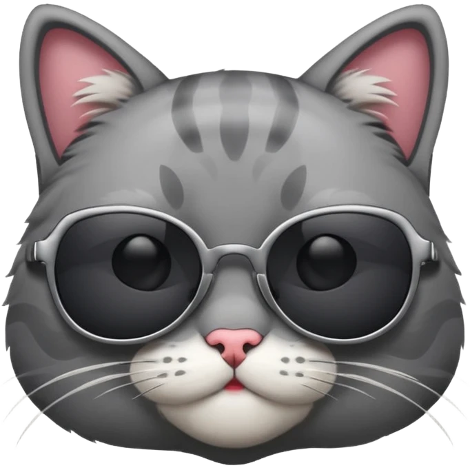 Cat wearing sunglasses emoji