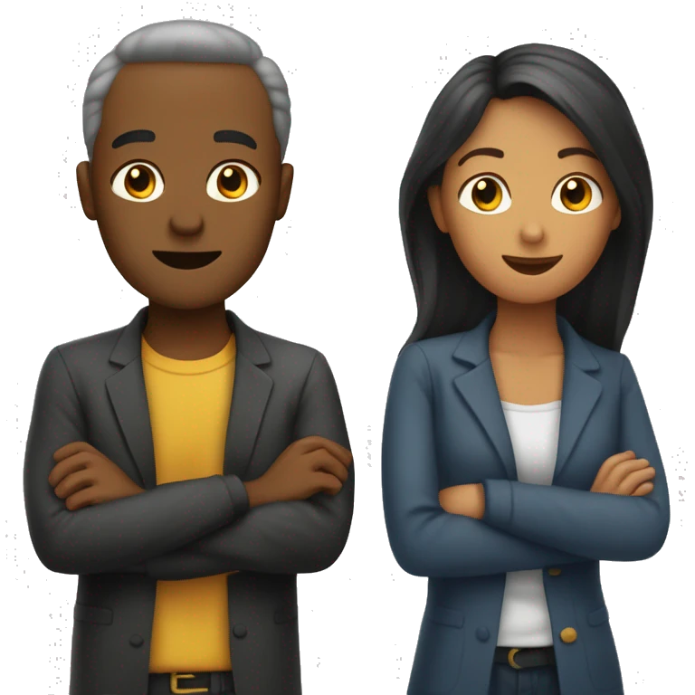 deux personnes se serrent la main emoji