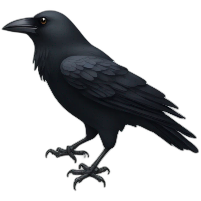 Crow emoji