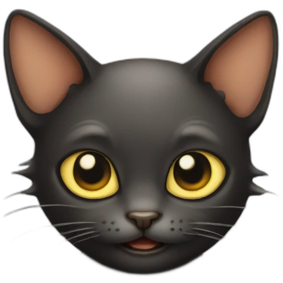 Bat cat emoji