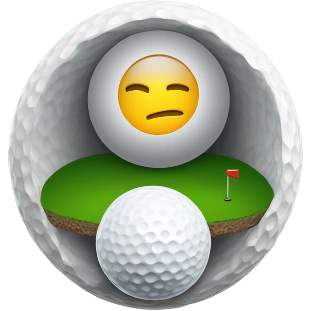 One one hole in one emoji