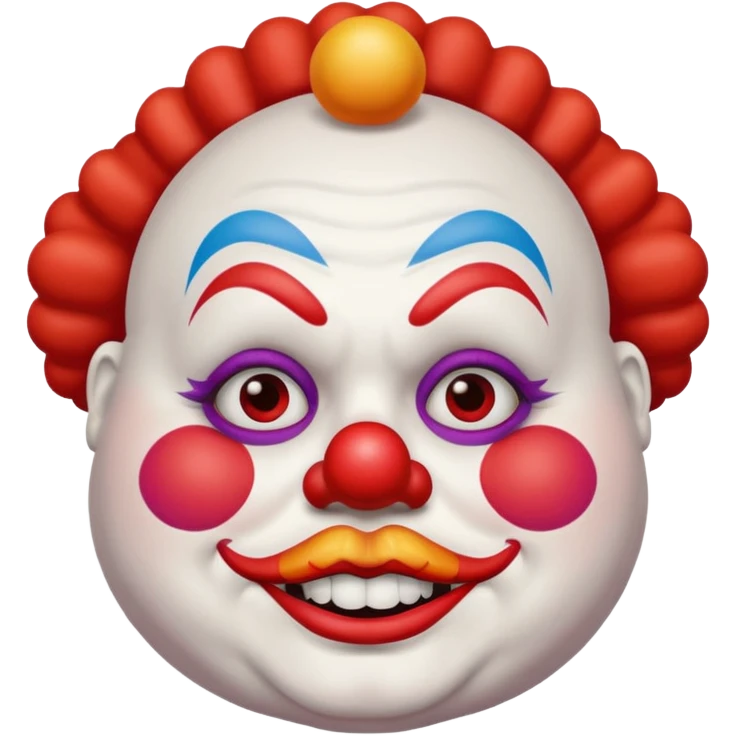 Clown  obese  emoji
