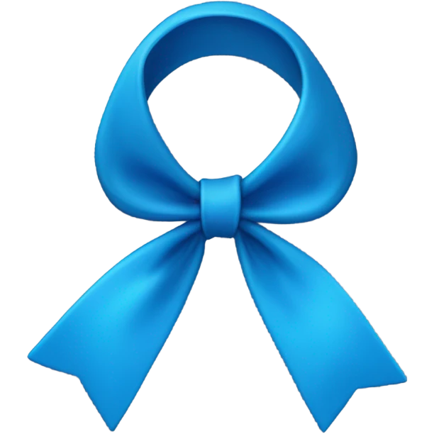 blue bowe emoji