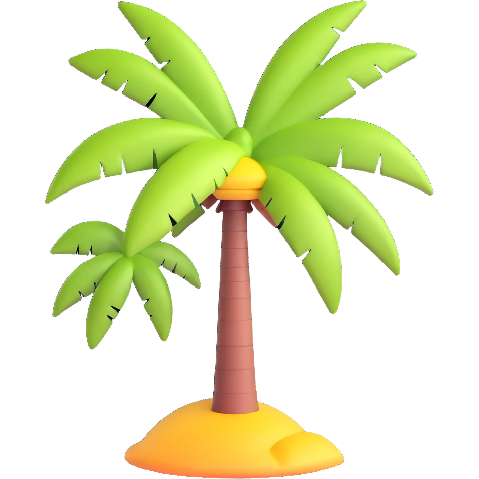  palm tree emoji