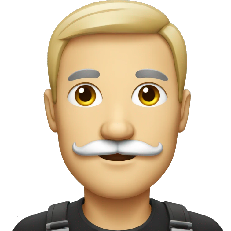 man from germany with square mustache  emoji